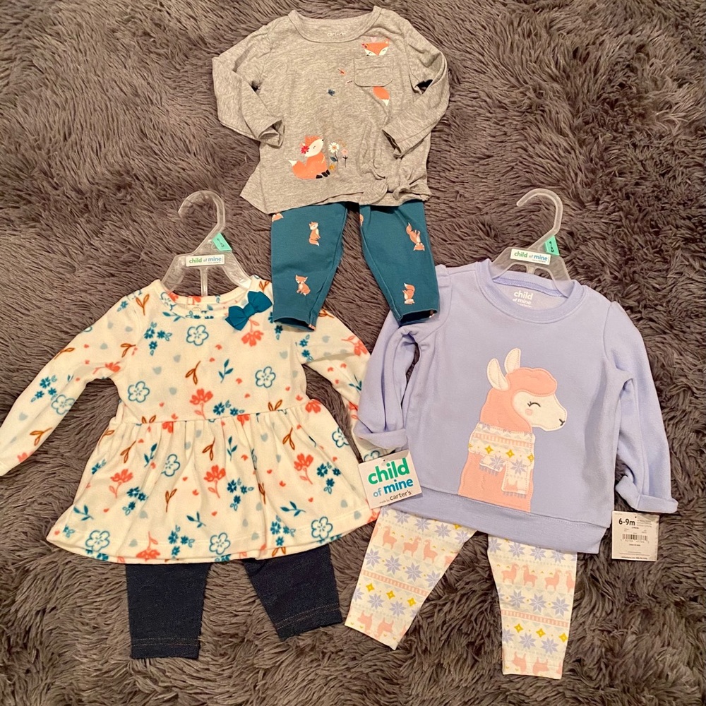 6-9 month baby girl lot NWT